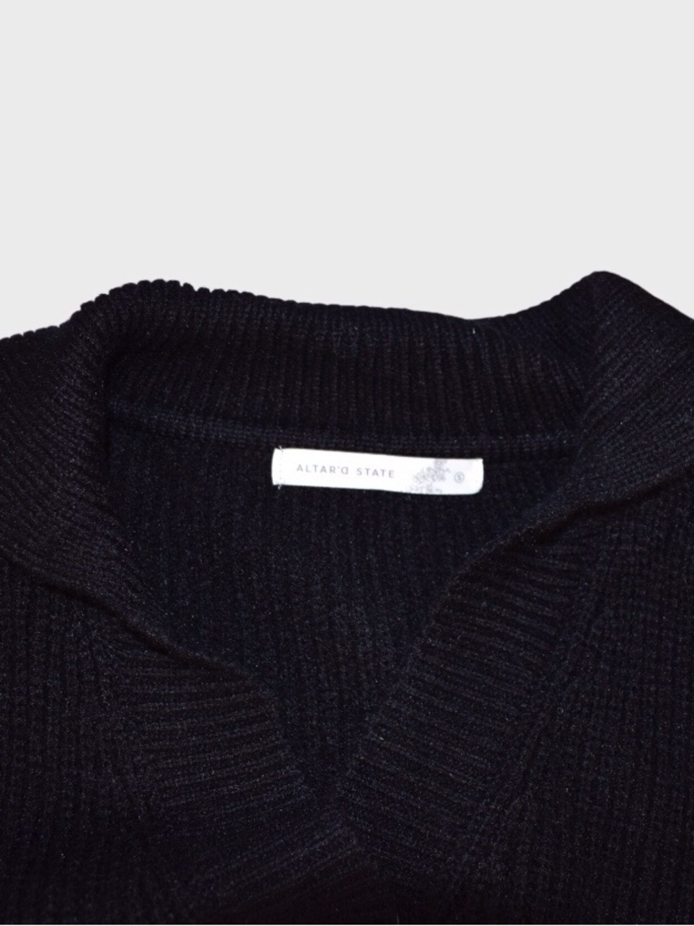 Altar’d State Oversized Cropped Ribbed Sweater - Picture 5 of 5